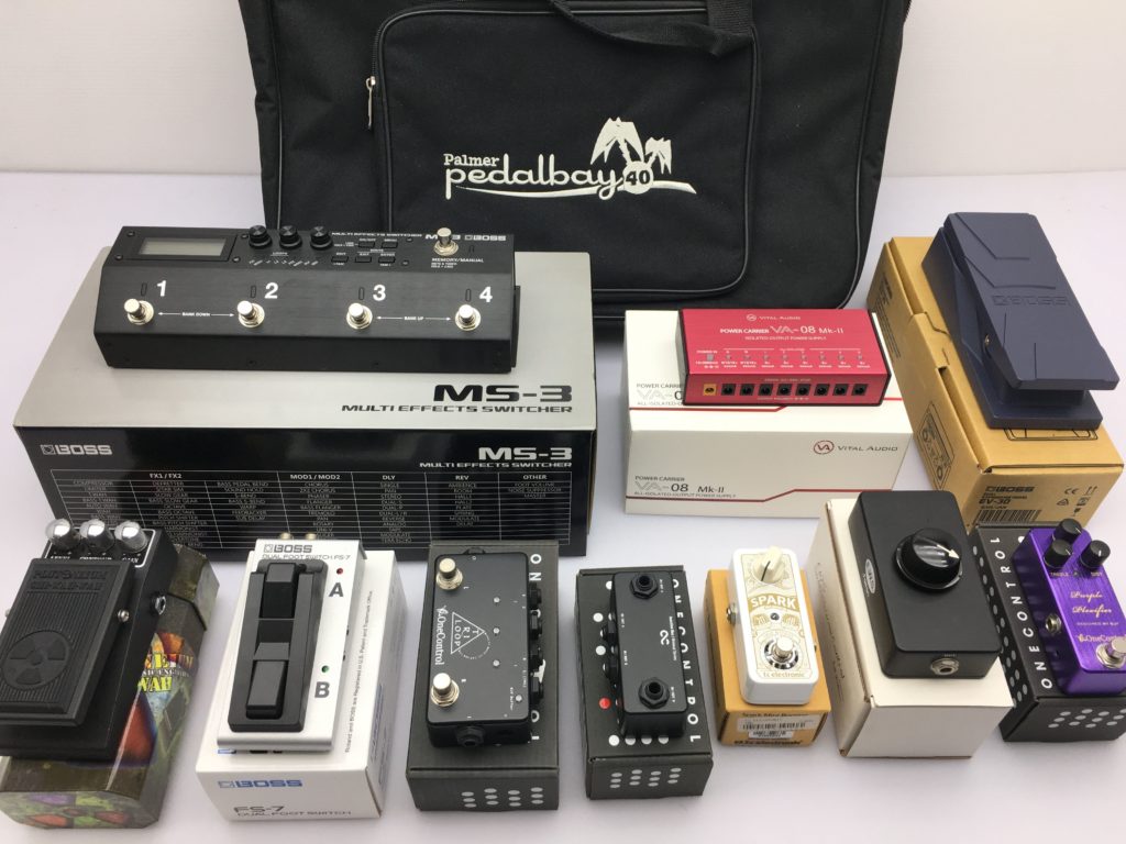 埼玉県川越市より、BOSS MS-3やPlutoneium Chi-Wah-Wahなどの